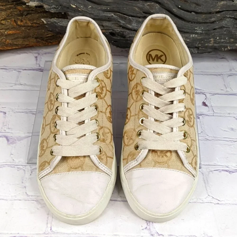 Michael Kors Monogram Jacquard Signature Sneakers